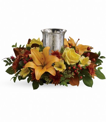 Glowing Gathering Centerpiece by Teleflora